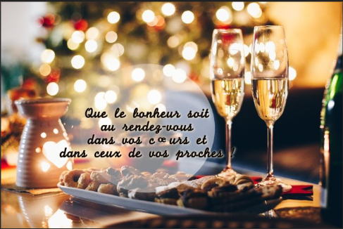 REPAS DE  NOUVEL AN 2025: REVEILLON ET PREMIER DE L’AN