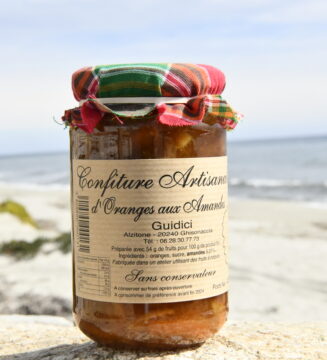 confiture-artisanale-d'orange-aux -amandes-Guidici