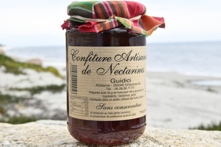 confiture-artisanale-corse-de-nectarine-Guidici