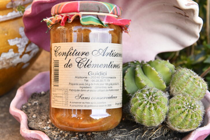 confiture-artisanale-de clémentines-Guidici