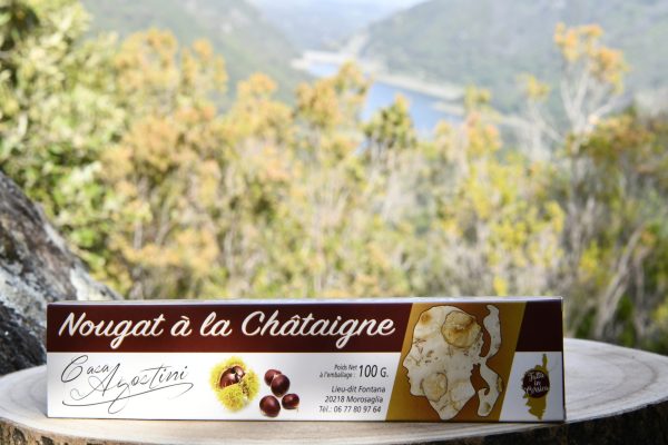 nougat corse chataigne noisette Nougat-corse-châtaigne-noisette