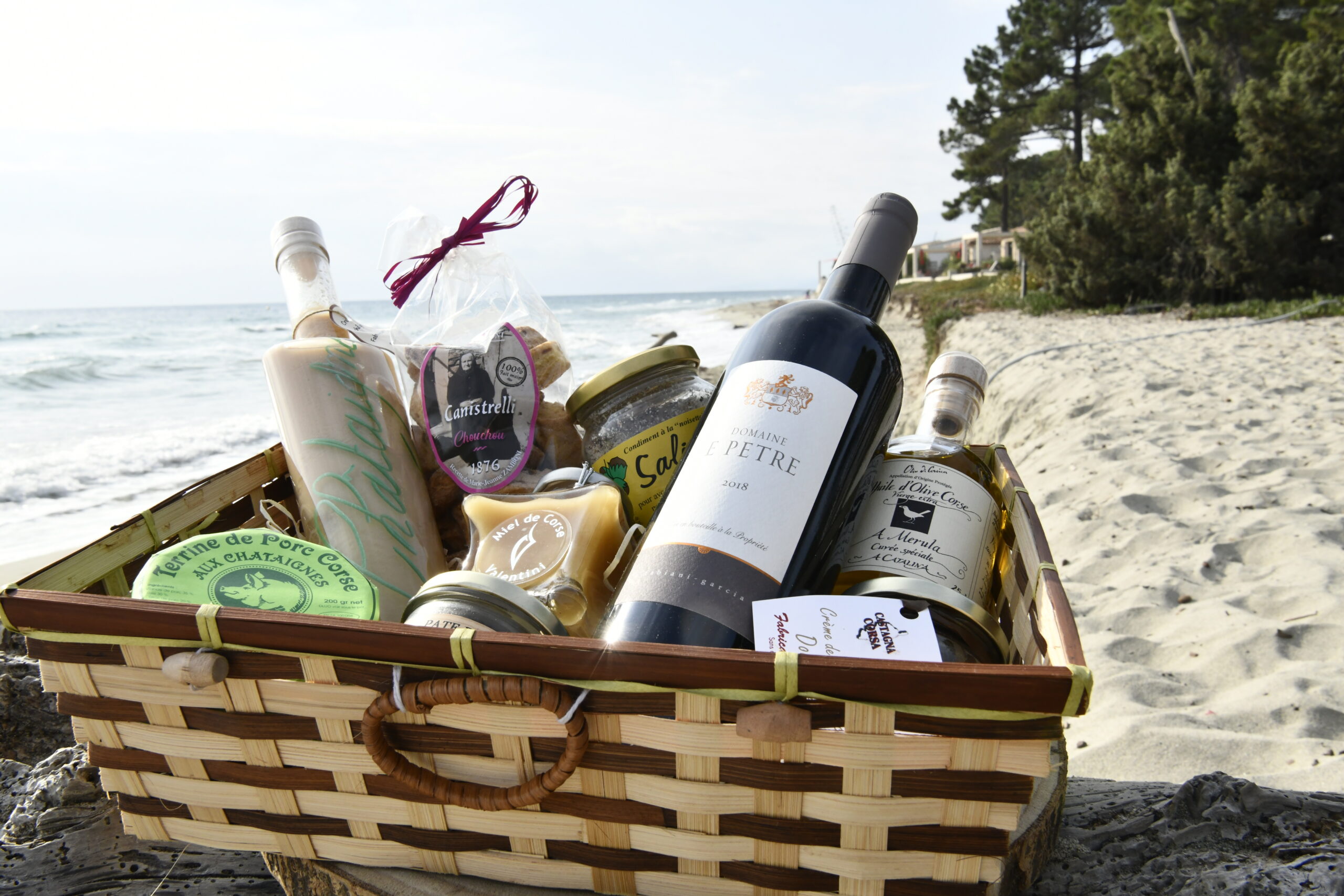 Panier cadeau corse - Tiramiland - Sélection de produits corses