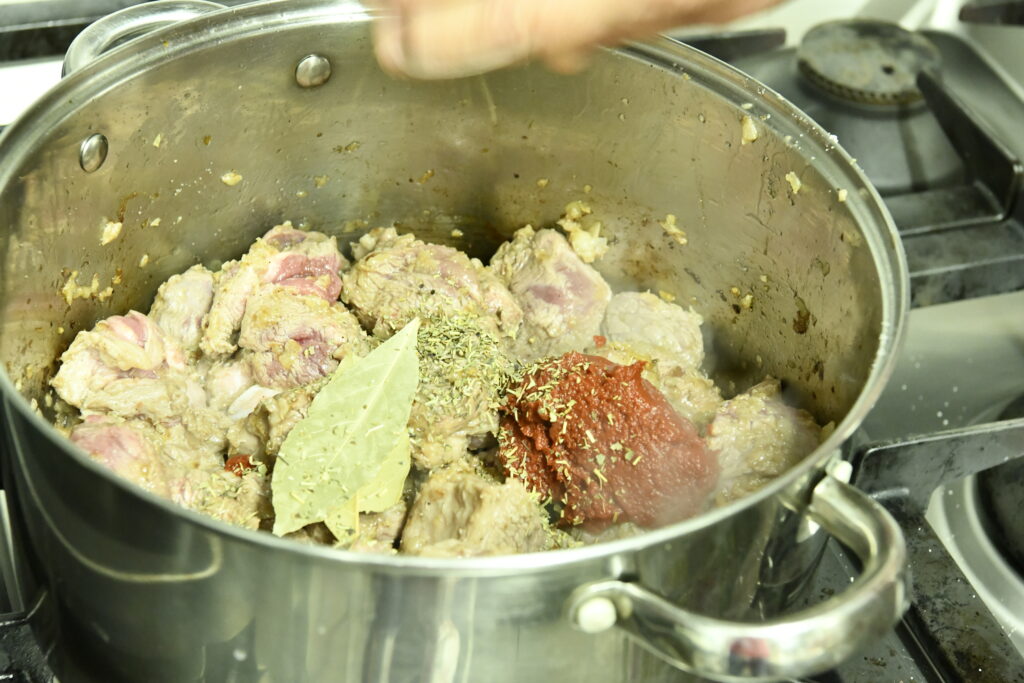 Casserole sauté de veau