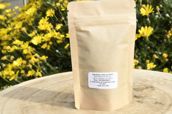 verso du sachet de baie de myrte corse verso-du-sachet-de-baie-de-myrte-corse