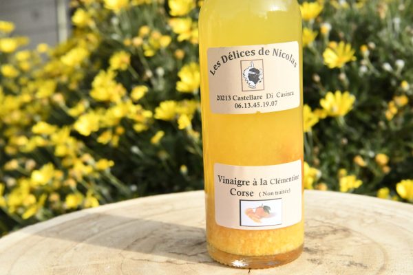 Vinaigre d'alcool à la clementine corse Vinaigre-d'alcool-à-la clementine-corse