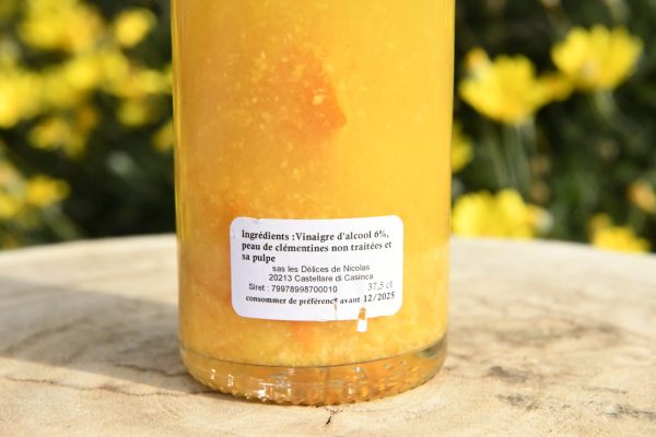 Composition du vinaigre à la clémentine corse Composition-du-vinaigre -à-la-clémentine-corse