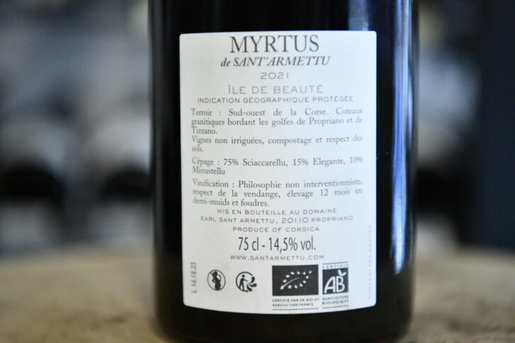 Caractéristique-du myrtus-du-domaine-sant-armettu